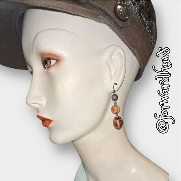 Bundle Sale 3 for $15 | Hand Crafted Glass Bead Dangle Earrings - Picture 6 of 10